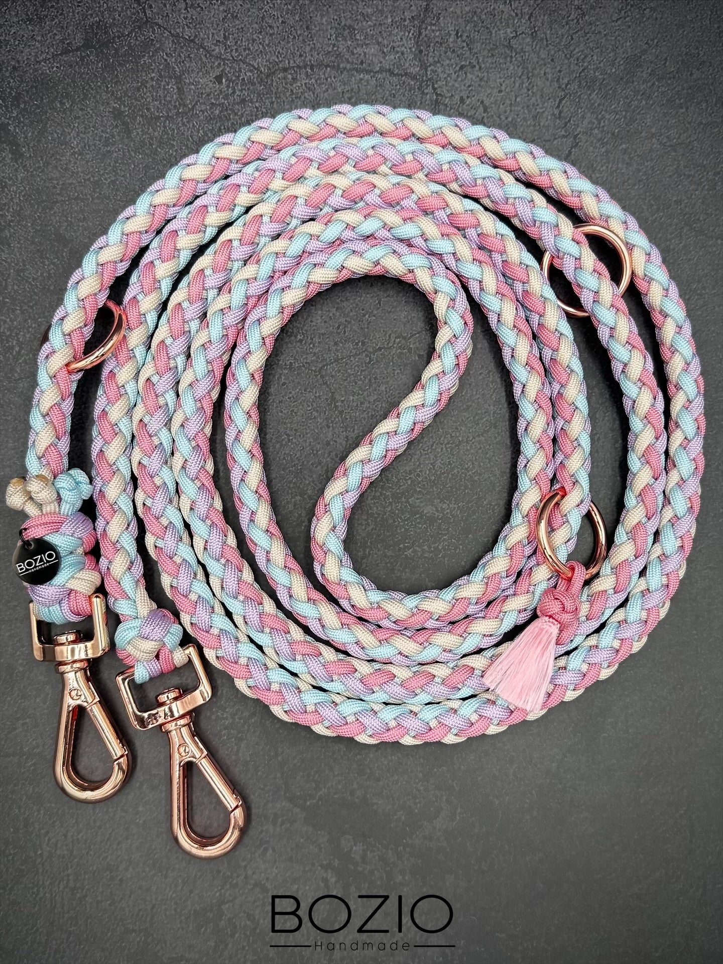15. EXPLOSION & GAUCHO Halsband & Leine im Set