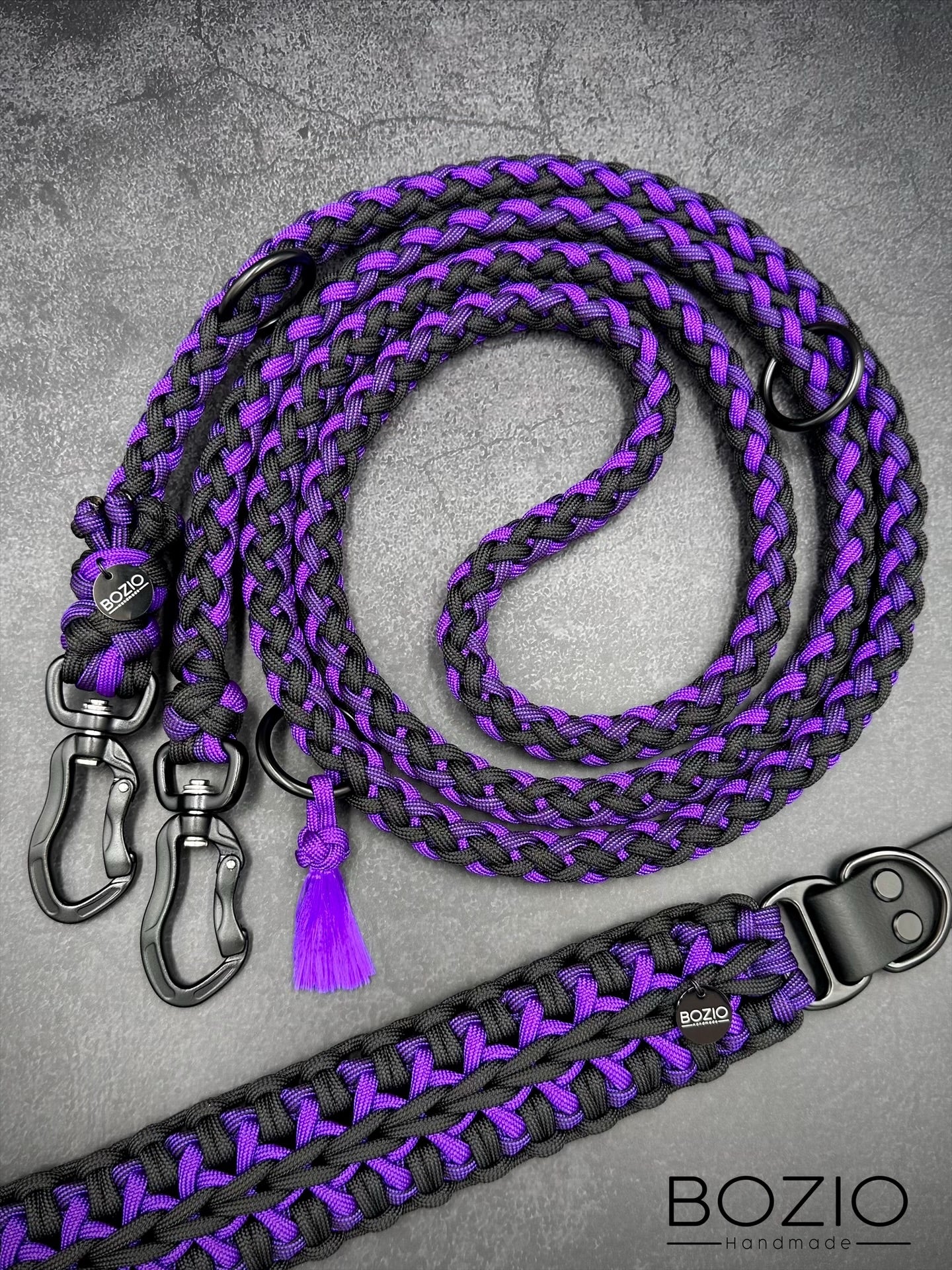 10. STARRYSKY & GAUCHO Halsband & Leine im Set