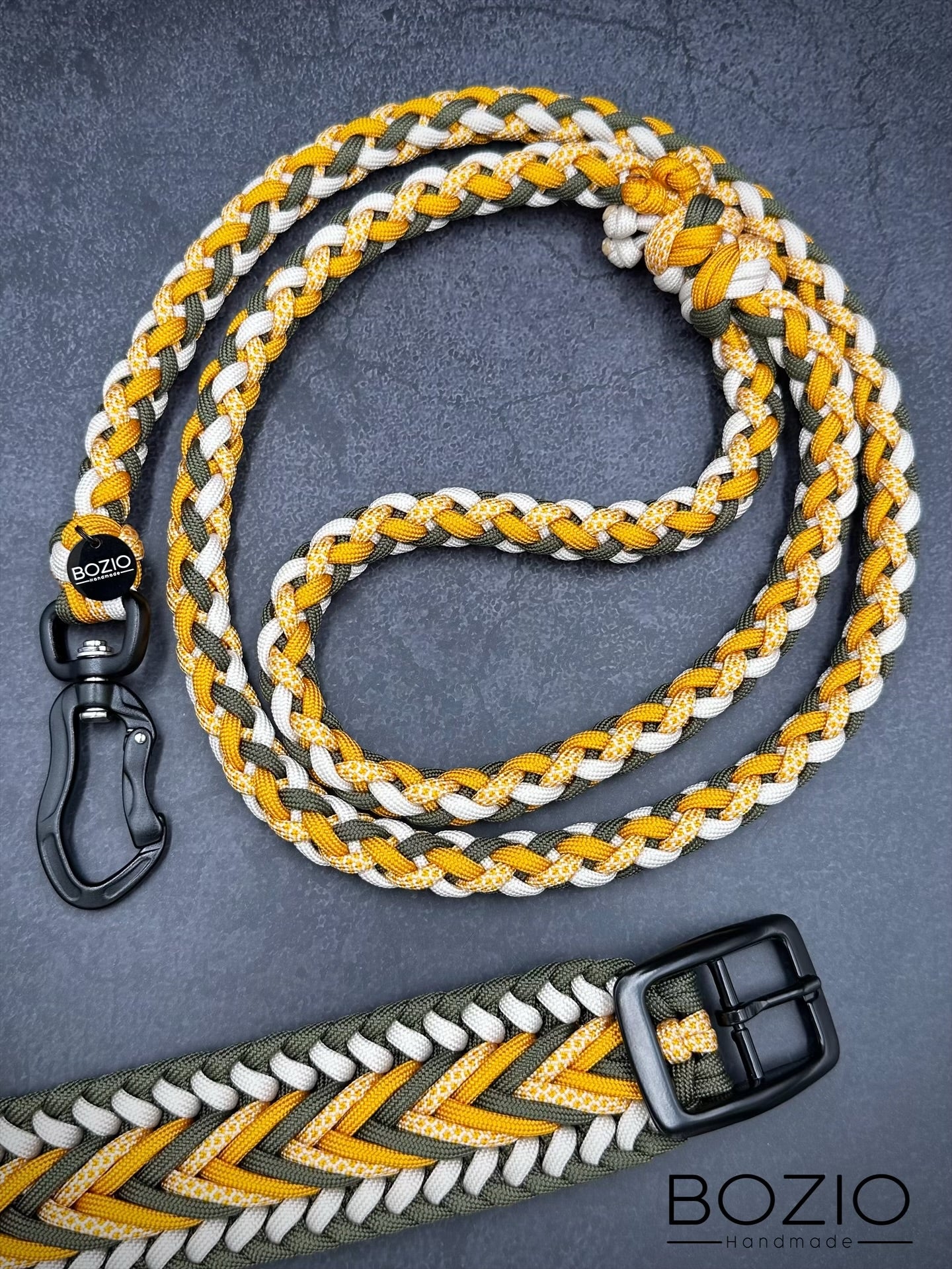 12. WELLENBENNO & GAUCHO Halsband & Leine im Set