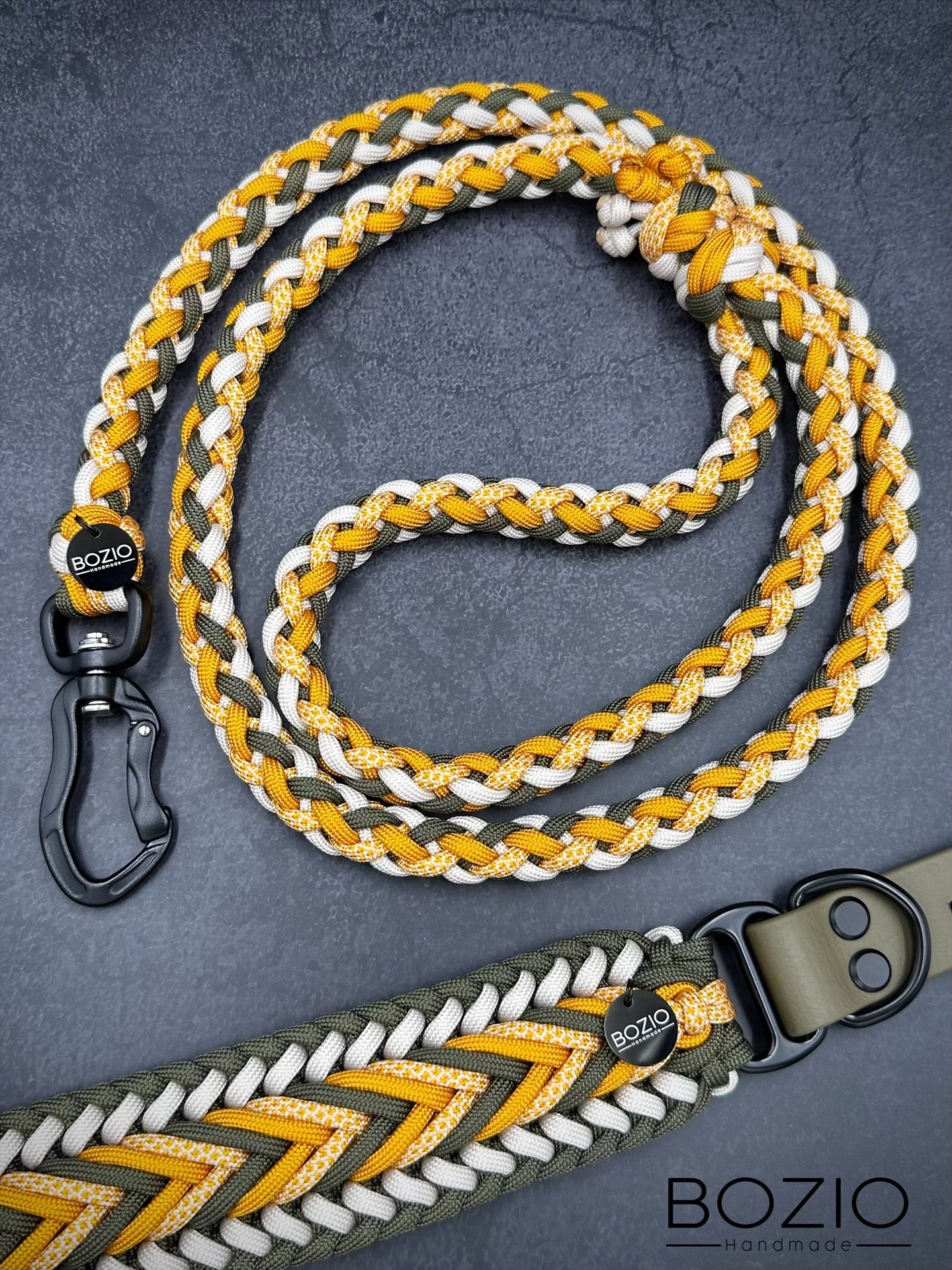 12. WELLENBENNO & GAUCHO Halsband & Leine im Set
