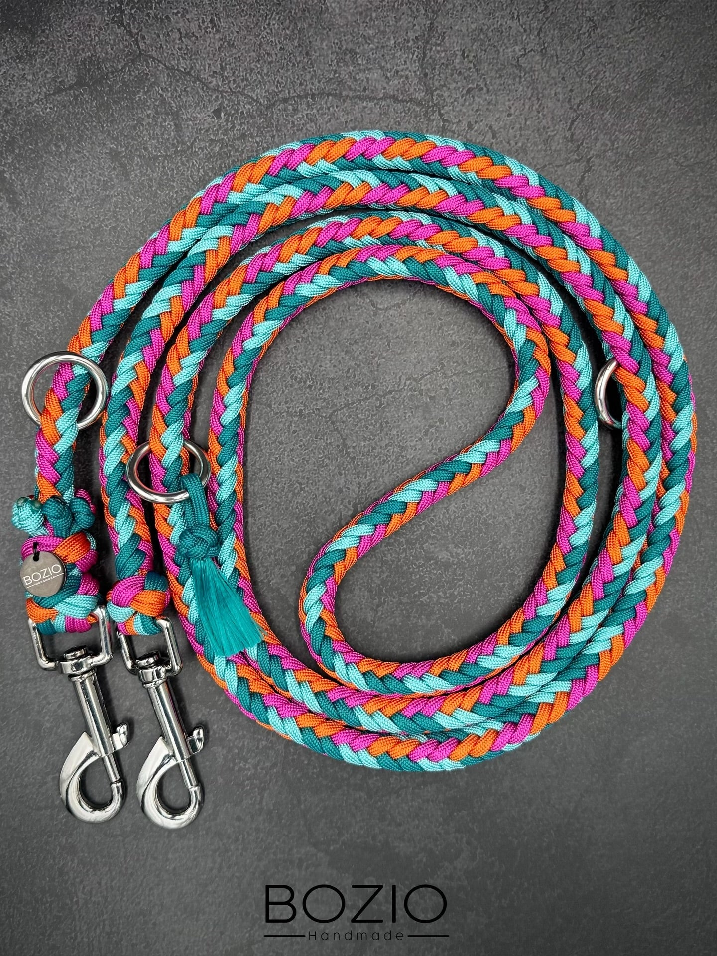 30. FIRST IMPRESSION & HERRINGBONE Halsband & Leine im Set