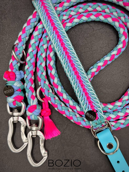 28. MOONSHINE Mini & GAUCHO Halsband & Leine im Set