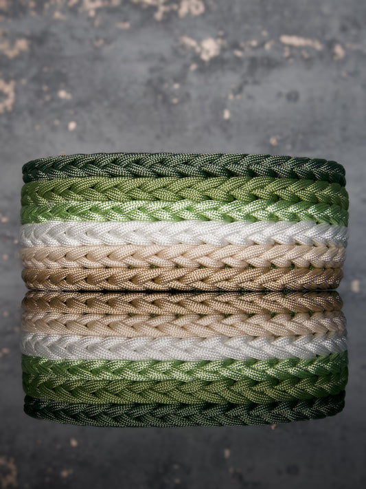 FANTASTIC 6 Halsband • Frühling 5 • Grün & Cream