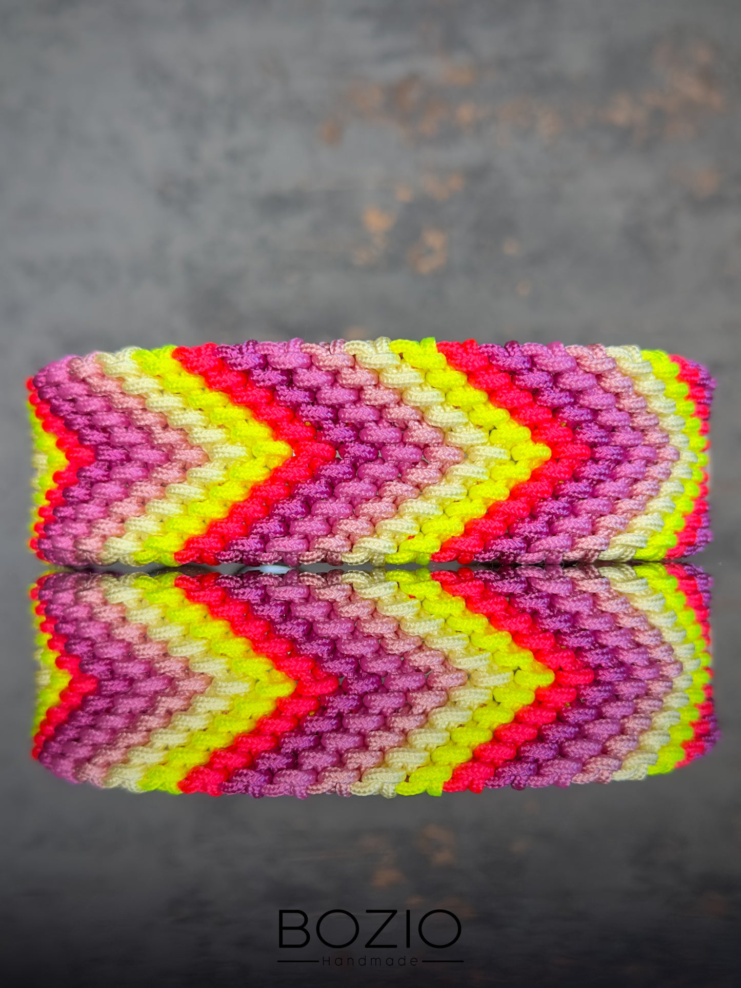 47. CHEVRON & GAUCHO Halsband & Leine im Set