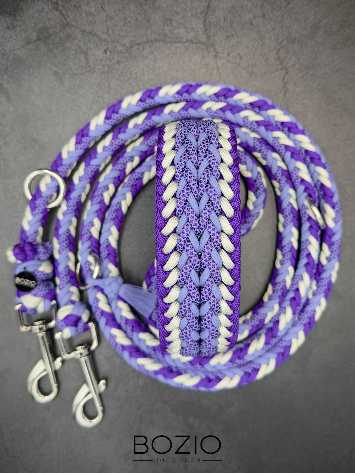 39. FIRST IMPRESSION & HERRINGBONE Halsband & Leine im Set