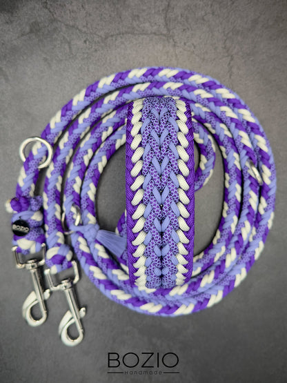 39. FIRST IMPRESSION & HERRINGBONE Halsband & Leine im Set