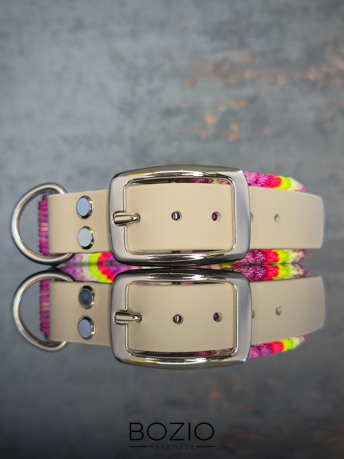 47. CHEVRON & GAUCHO Halsband & Leine im Set