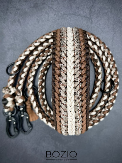 13. UNICORN TAIL & GAUCHO Halsband & Leine im Set
