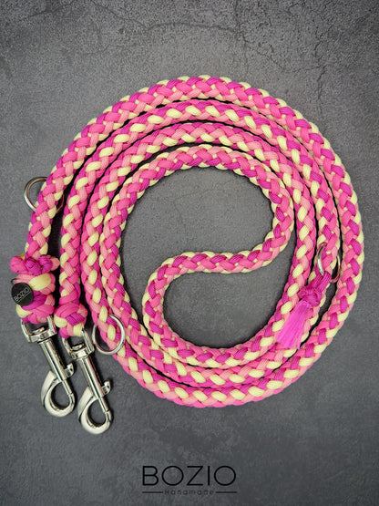 47. CHEVRON & GAUCHO Halsband & Leine im Set