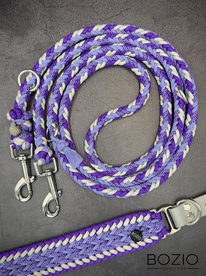 39. FIRST IMPRESSION & HERRINGBONE Halsband & Leine im Set