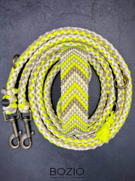 34. CHEVRON & GAUCHO Halsband & Leine im Set