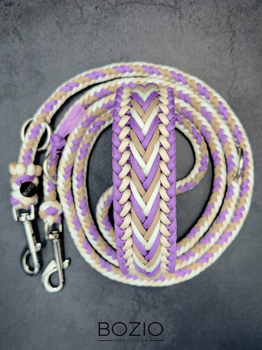 40. WELLENBENNO & HERRINGBONE Halsband & Leine im Set